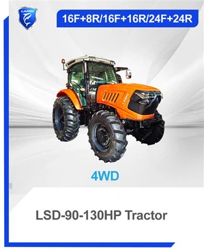 LSD -90-130 HP Farm Cheap 4WD 4x4 Mini Farm Tractors Agriculture